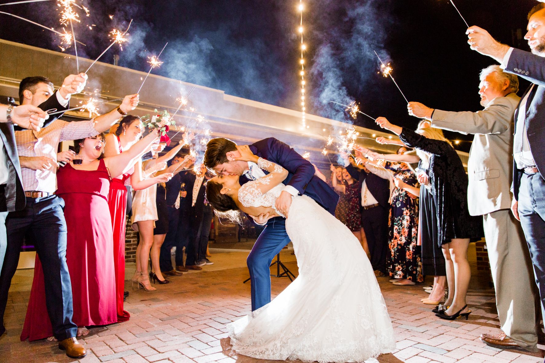 KP-023-rustic wedding-outdoor wedding-wedding exit-sparkler exit-bride-groom-red wedding-JudyCordellEvents